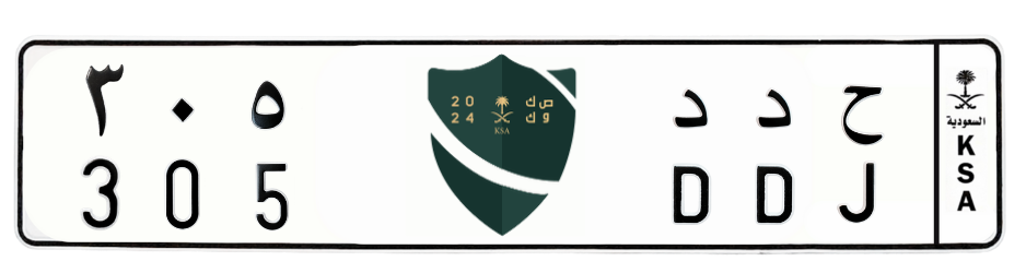 لوحة ح د د 305